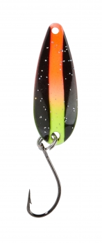 Balzer Swindler Spoon 2,3g Schwarz-Gelb-Orange-Glitter